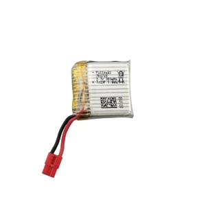 Аккумулятор lipo для Syma X26, X26A, X21, X21W, 123510 шт., обновленный Аккумулятор 3,7 в 380 мАч для дрона, запасные части для радиоуправляемого квадрокоптера