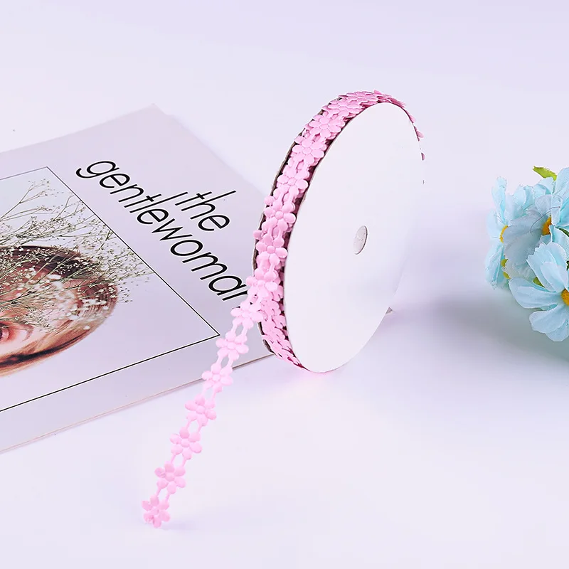 

(5yards/lot) 13mm Sunflower Lace Ribbon for Hairbow DIY Card Gift Warpping Clothing Accessories Ribbons