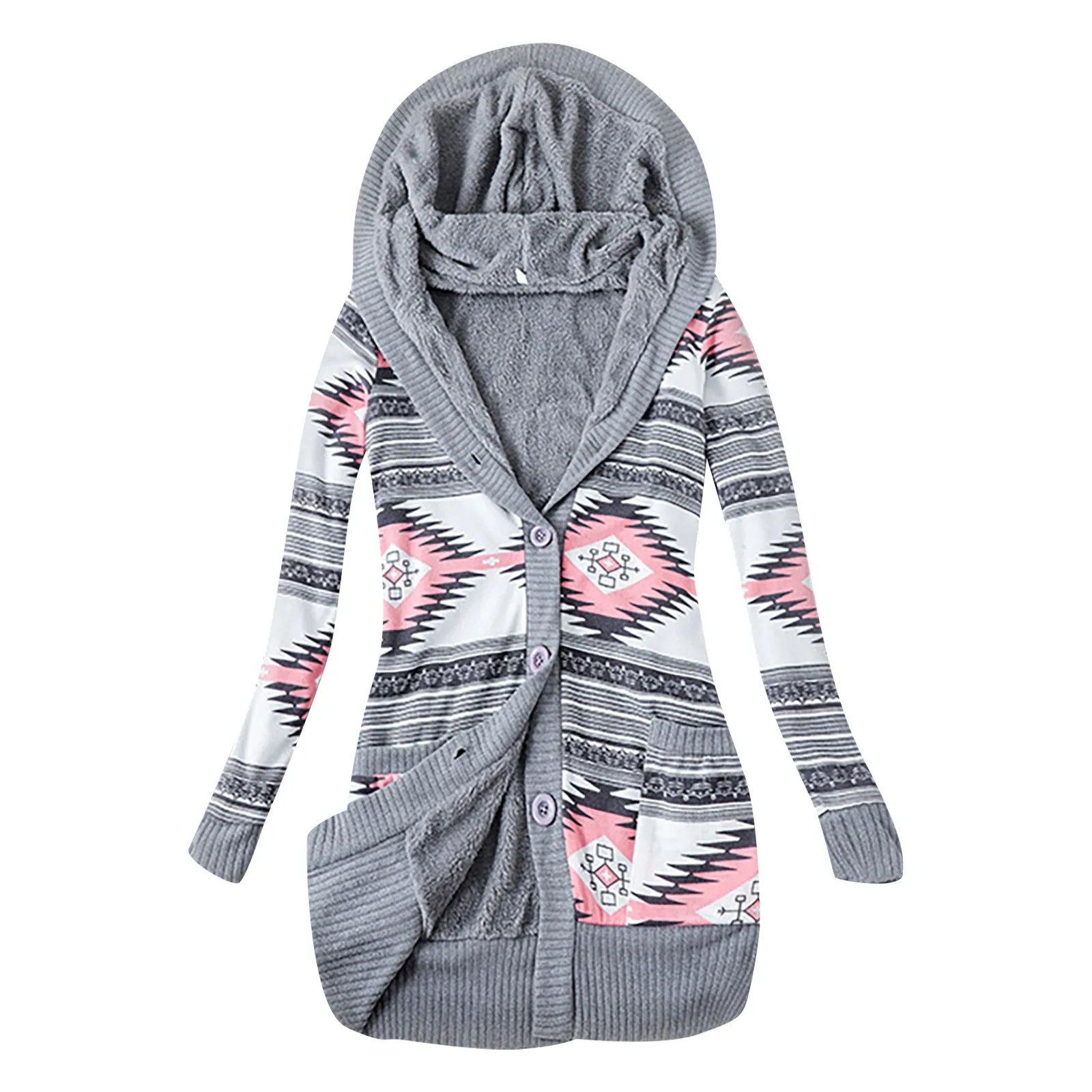 Женская свободная футболка с длинным рукавом на пуговицах | одежда