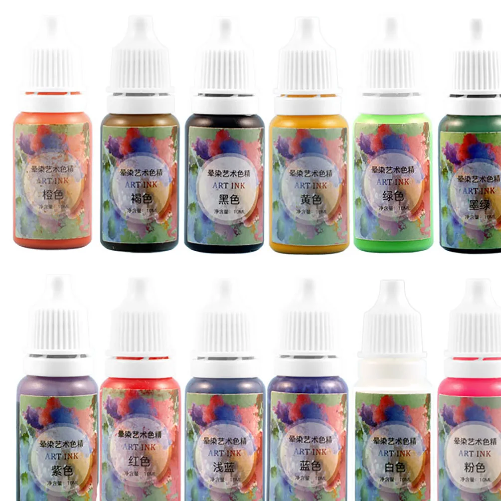 Пигмент для эпоксидной смолы 10 мл окрашивающий краситель УФ-смолы пигмент