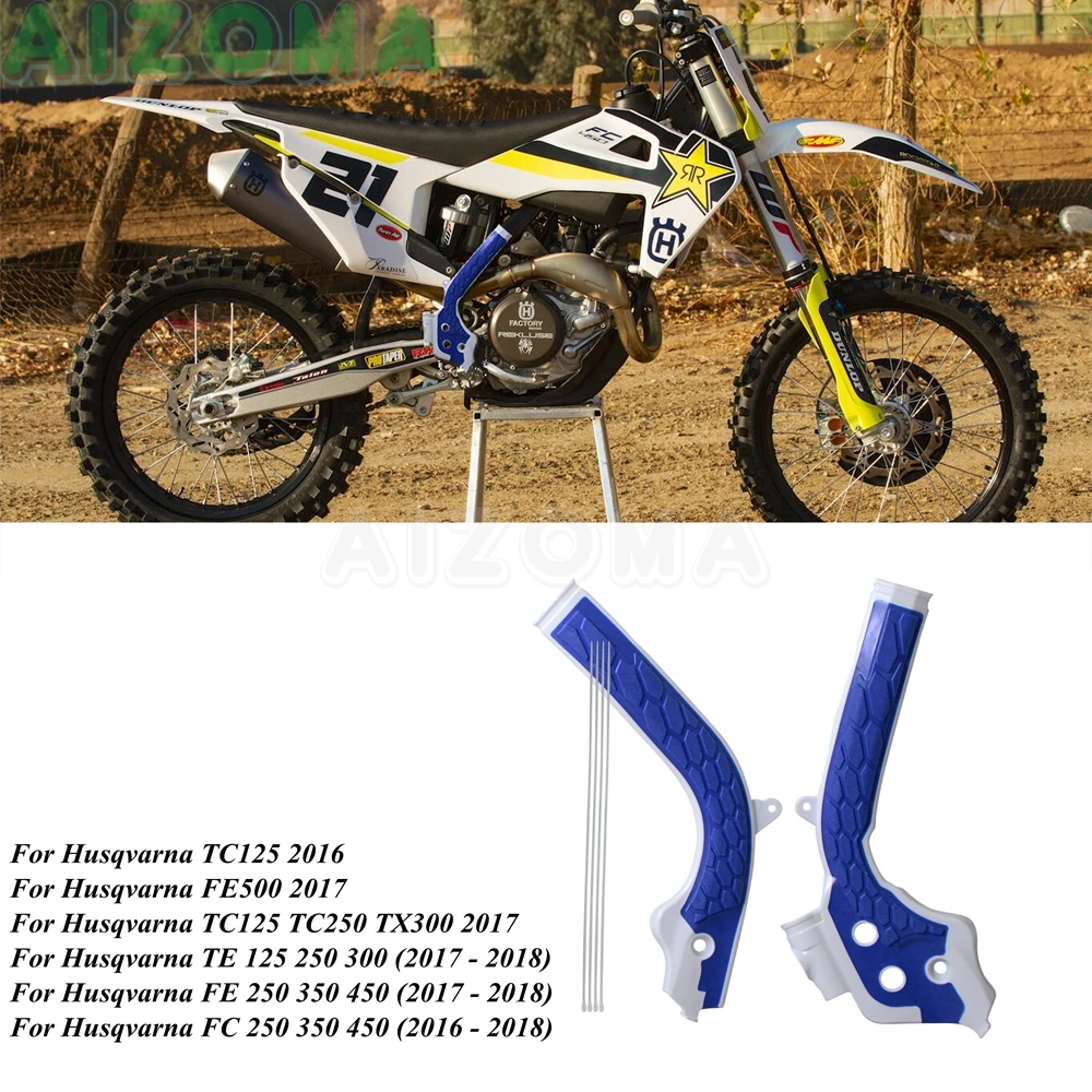 Эндуро Мотокросс X-Grip рамка Защитная крышка для KTM Husqvarna TX300 TE TC FE FC 125 250 300 350 450 500