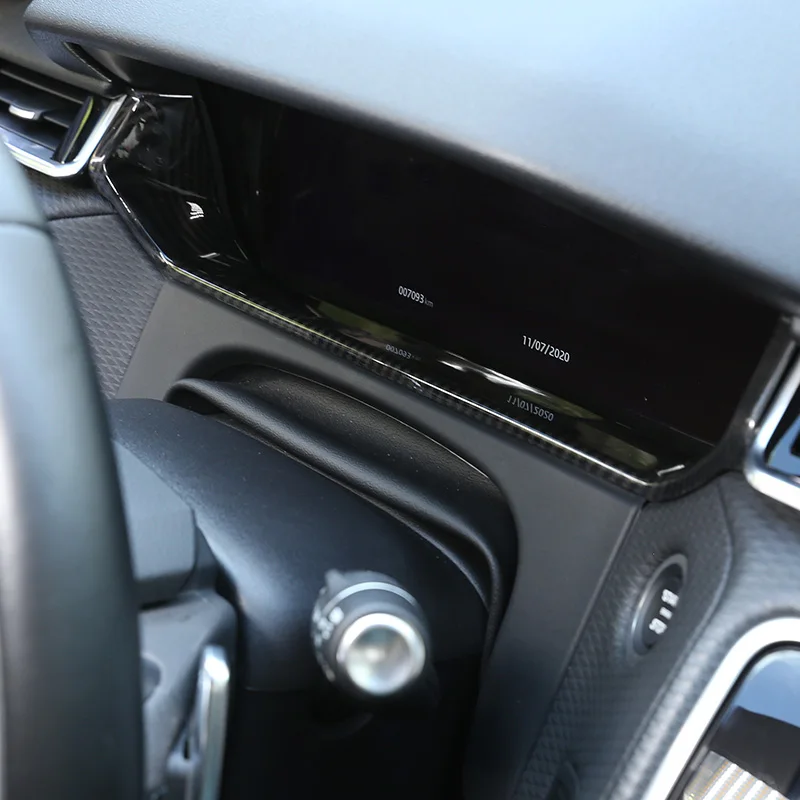 Матовый серебристый АБС пептид для украшения приборной панели рамка Land Rover Range VELAR