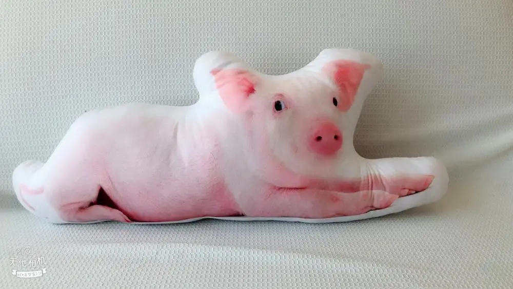 Прямая поставка Симпатичная плюшевая 3d-подушка в виде котенка кота свиньи мягкая