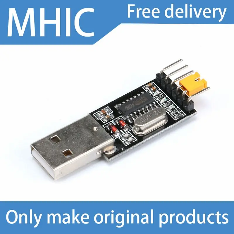 5 шт./лот USB к TTL CH340 модуль STC MCU линия загрузки щетка Плата последовательному порту