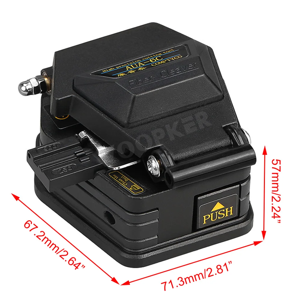 High Precision Fiber Cleaver AUA 6C FTTH Hot Melt Cold Connection Optic Cutting Tools with 16 Face Blade | Мобильные телефоны и