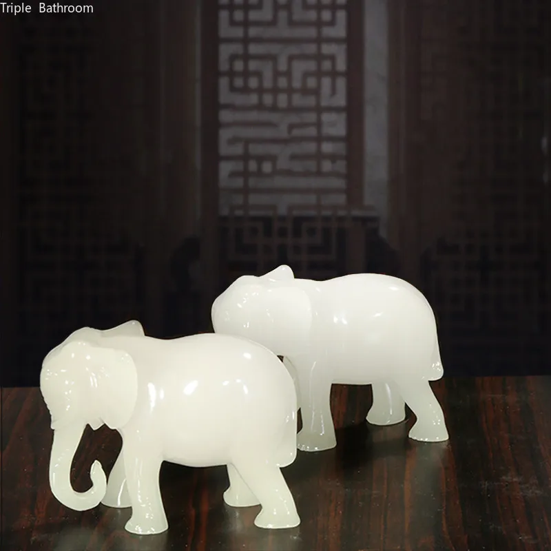 

1 шт. китайский полимерный слон, домашние украшения, гостиная, винный шкаф, маленькие украшения, офисные, счастливые деньги, настольные украш...