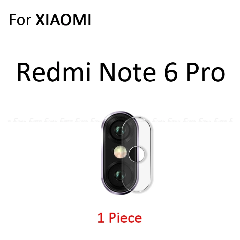 For Redmi Note 6 Pro Задняя Камера защитная крышка объектива закаленное Стекло чехол для Xiaomi mi 9 8 до 9 лет A3 A2 Lite Red mi Note 8, 7 6 5 10 Pro 6A S2 mi x Max 3 - Цвет: For Redmi Note 6 Pro