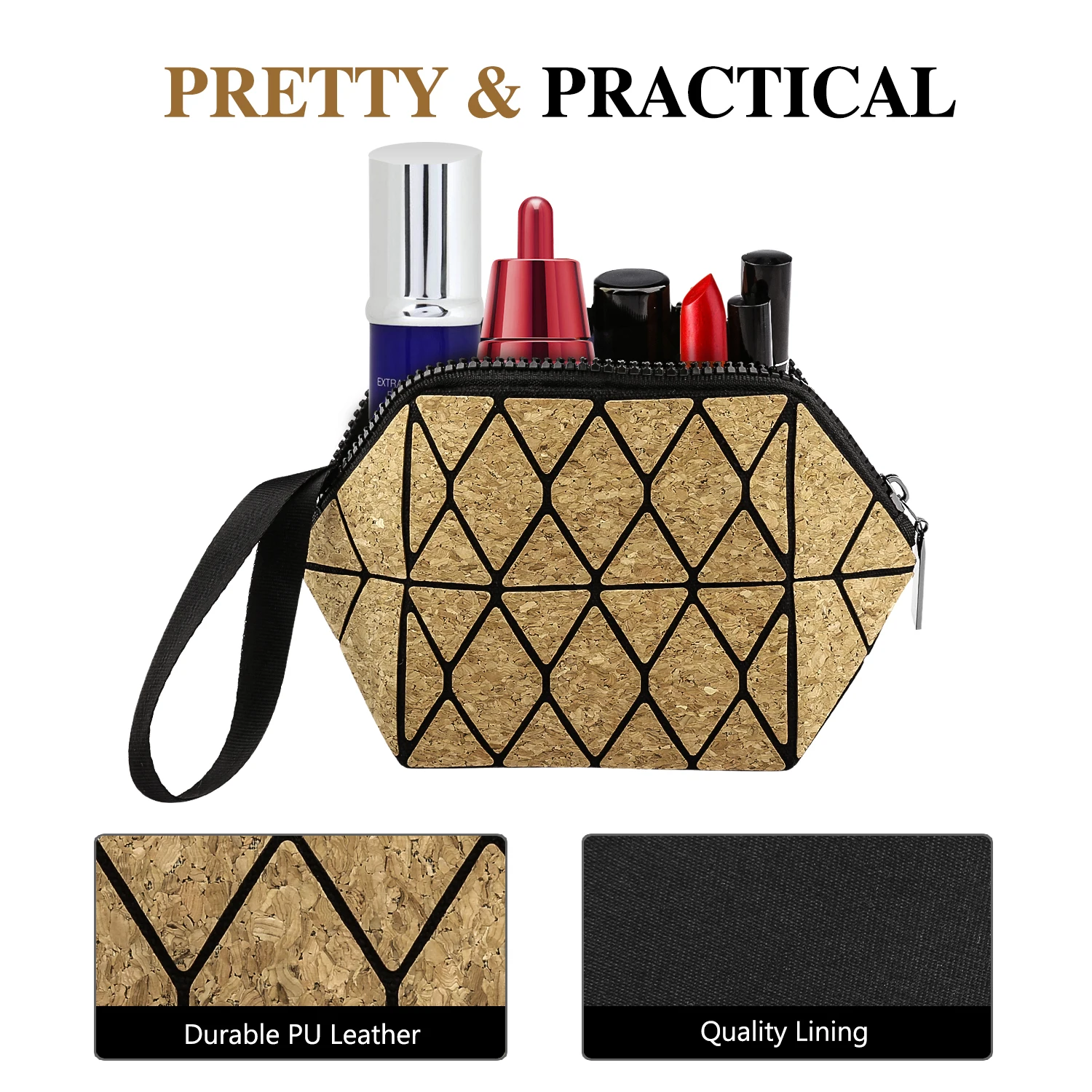 Чехол для хранения косметики макияжа портативный водонепроницаемый складной