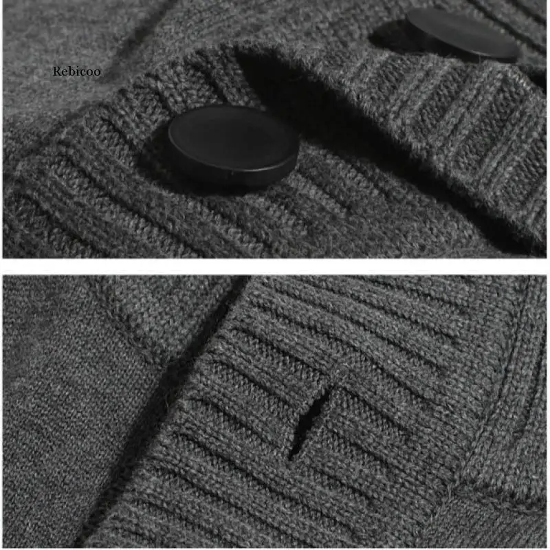 

2021 New Men's Winter Solid Color Sweater Long-Sleeved Fake Two-Piece Soft-Feel Holiday Fashion Sweater Top