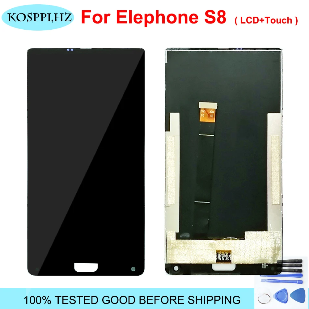 Оригинальный ЖК дисплей KOPPLHZ 100% тестирование для Elephone S8 сенсорный экран