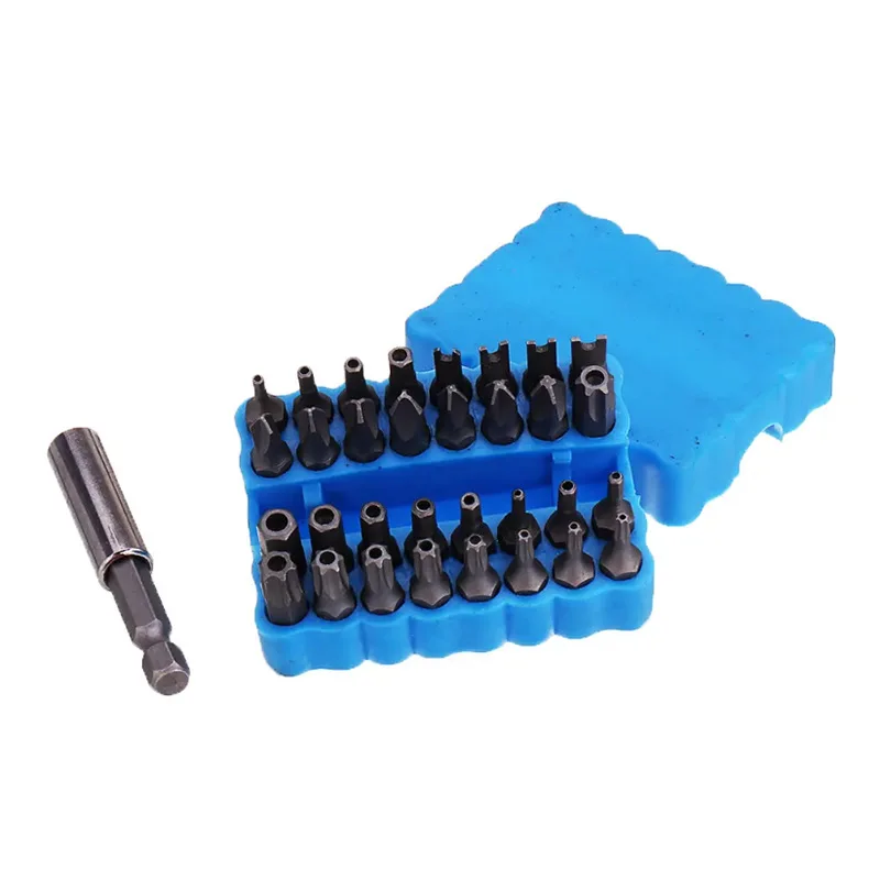 33 шт. Торк звездообразная Шестигранная звезда ключ три крыла электрическая