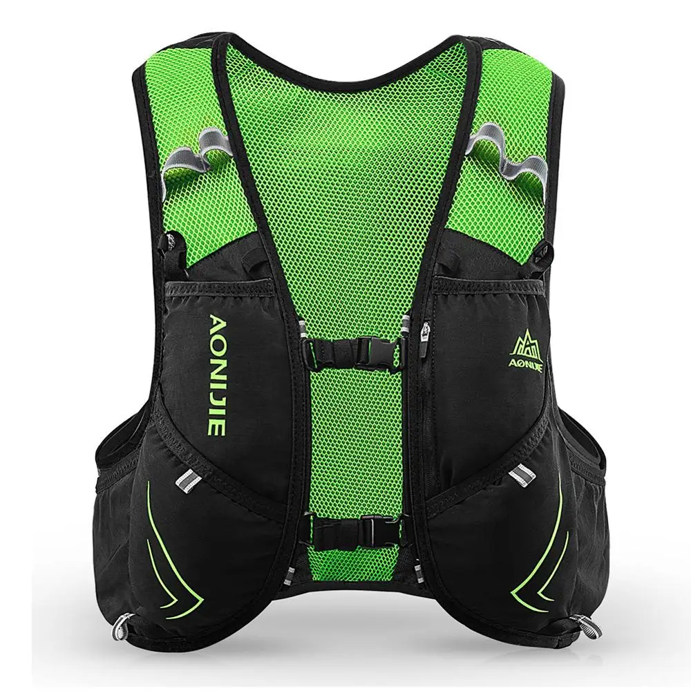 AONIJIE 5L Hydration Backpack Bag Vest For 2L Water Bladder Outdoor Hiking Running Marathon Race Trail Sports