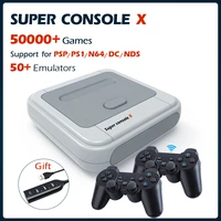 4k hd video game consoles super console x wifi retro tv game player for ps1pspn64dcnds with 50 emulators 50000 games box