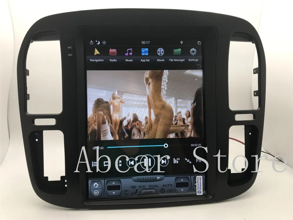 Tesla стиль Android 8,1 автомобильный dvd-плеер gps навигация для TOYOTA LAND CRUISER LC100 LEXUS LX470 1999-2002 радио px6 carplay ips