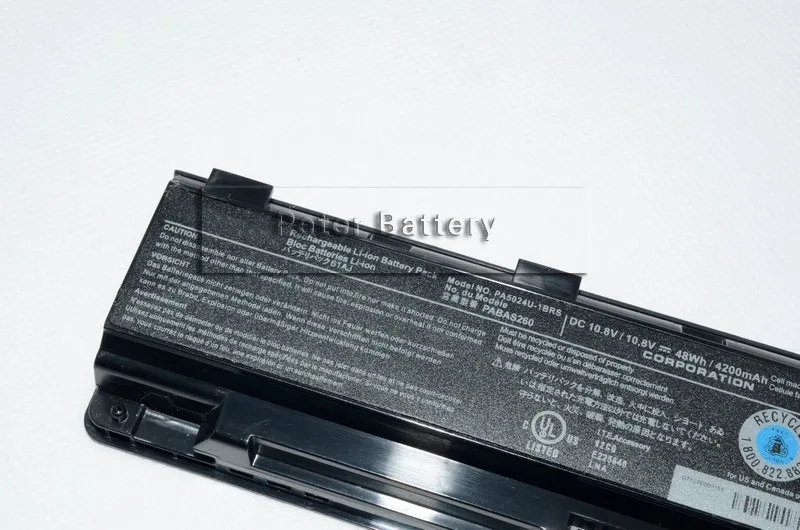 Оригинальный аккумулятор для ноутбука JIGU PA5023U PA5024U PA5025U PA5026U PABAS259 PABAS260 PABAS261 PABAS262