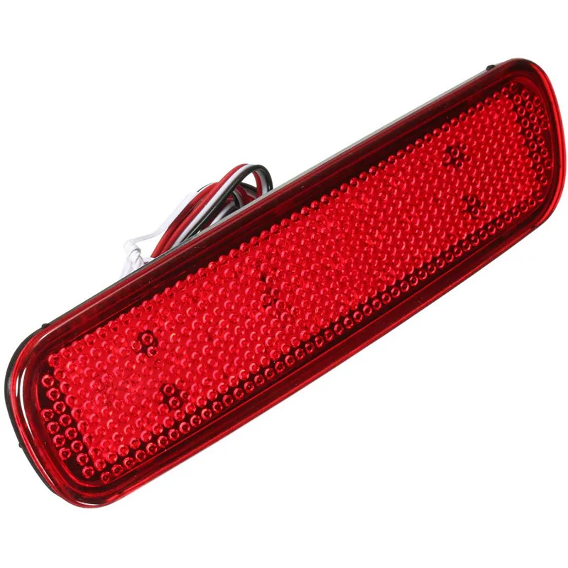 Car LED Rear Bumper Reflector Light for Toyota Land Cruiser 100/Cygnus LX470 Warning Brake Lamp Tail Lantern | Автомобили и