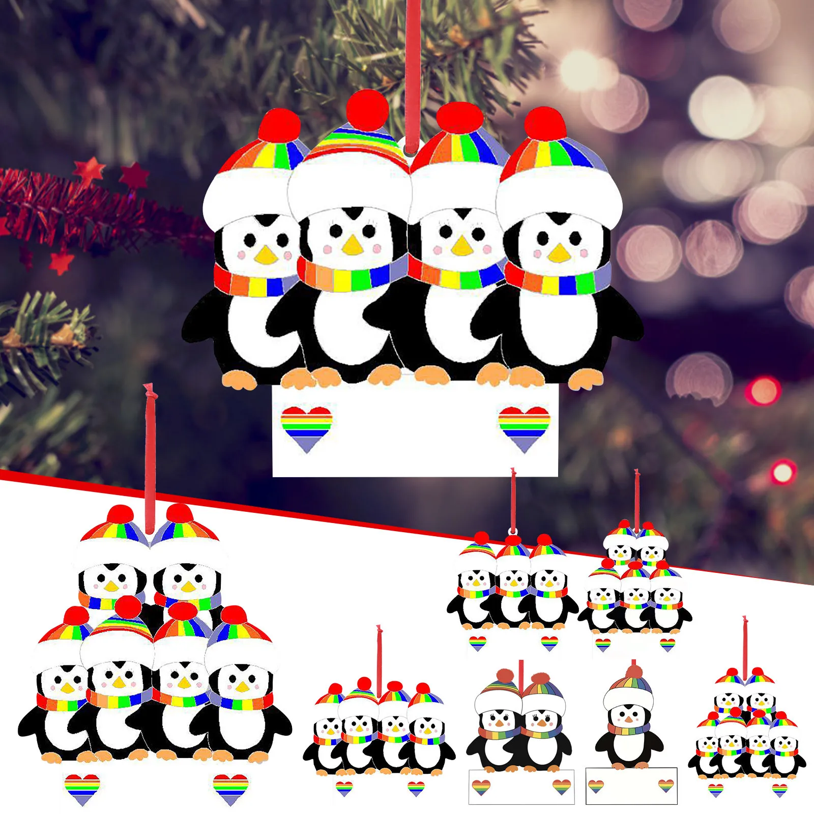 

Christmas Tree Decoration Ppendant 2021 Christmas Cute Penguin Christmas Pendant