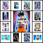 Набор для алмазной вышивки с аниме Гоку, картина из мультфильмов 5D сделай сам, квадратная и круглая Вышивка крестиком, украшение для дома