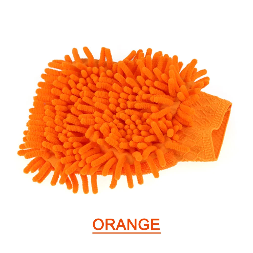 

KKMOON Car Wash Mitts Double Sided Microfiber Premium Scratch-Free Wash Mittc Use Wet or Dry 1pcs Random Color