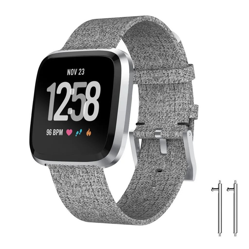 Ouhaobin ремешок для Fitbit Versa 2 Band Роскошные тканые тканевые ремешок сменный Браслет для Fitbit Versa 2 ремешок 910#2