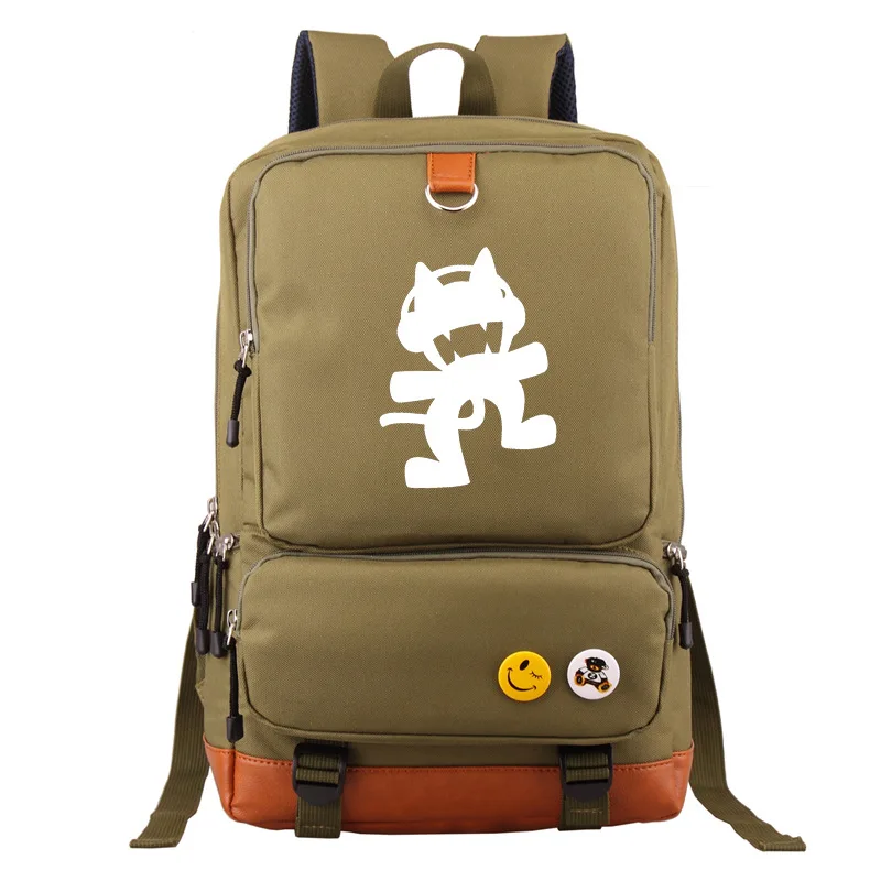 Кошка фабрика странная кошка фабрика электронная музыка monstercat школьная сумка рюкзак через плечо для поколения жира wh