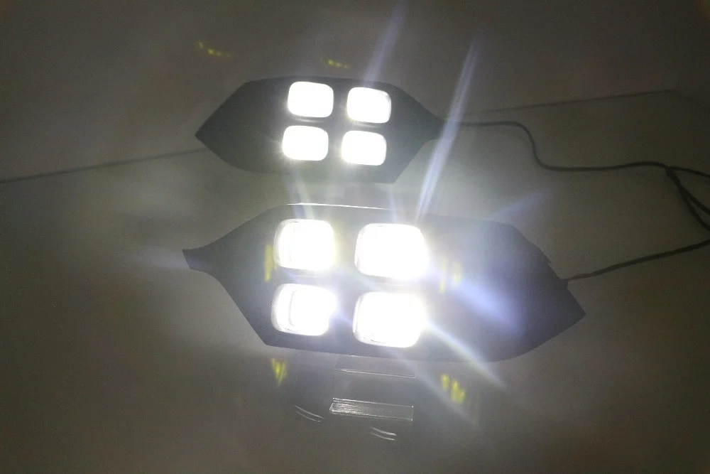 

Osmrk LED DRL daytime running light for Mitsubishi Pajero montero sport 2015-16, with wireless switch, novel design, top quality