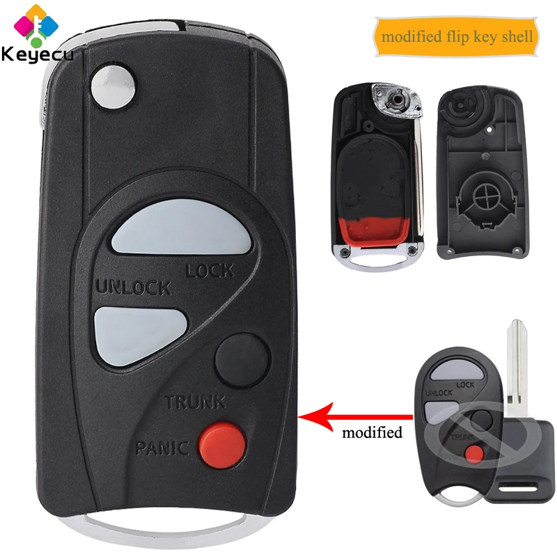 Сменный Чехол для автомобильного пульта дистанционного управления KEYECU 3 1/4