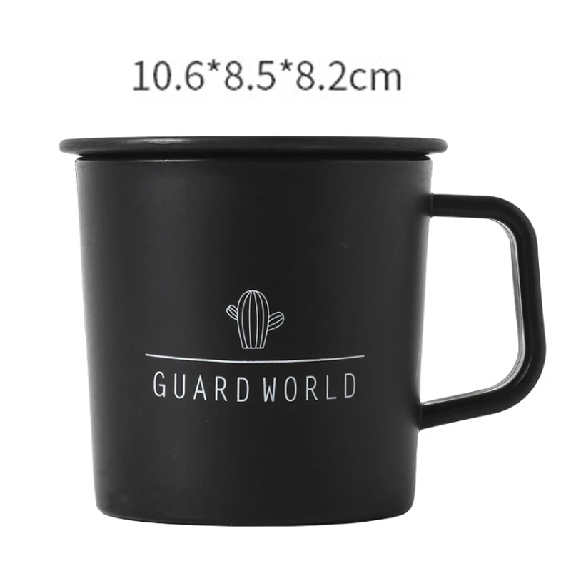 Пластиковый Кактус в скандинавском стиле чашка с крышкой ручкой домашняя