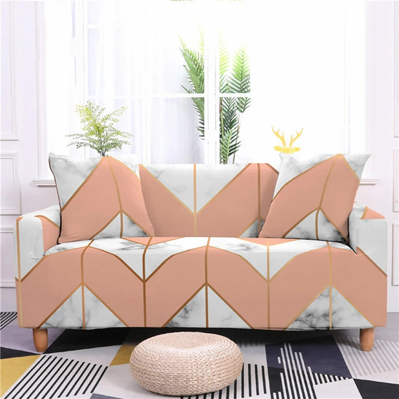 

New Arrival Elastic Sofa Cover For Living Room Spandex Armchair Printed Couch Home Decor 1/2/3/4 Seater