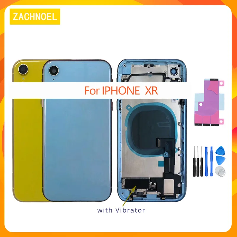 Высокое качество для iphone XR задняя средняя рамка Шасси Полный корпус сборка