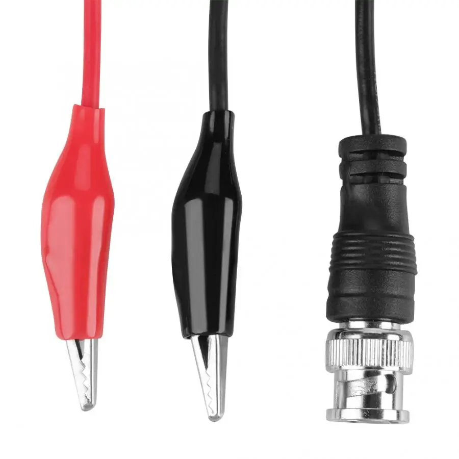 2Pcs Oscilloscope Test Probe Lead Cable BNC Male Plug Q9 to Dual Clip | Обустройство дома