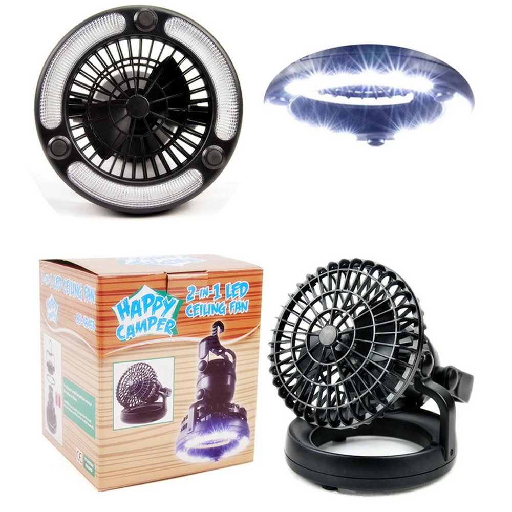 

Потолочный вентилятор 2 в 1 светильник кемпинга, 2 режима, 18 светодиодов, портативный фонарь для палатки, подвесной крюк, светильник для ремон...