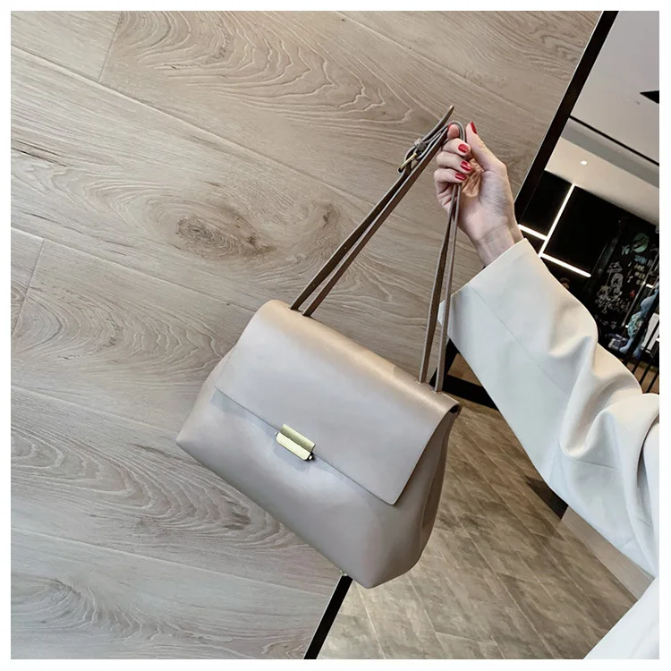 Новинка 2020 женская сумка через плечо из искусственной кожи мягкая кожа