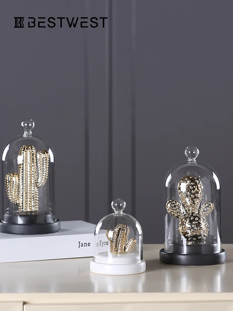 

Современные и простые украшения для гостиной, украшение для дома из скандинавской керамики, Креативные украшения ручной работы с кактусами