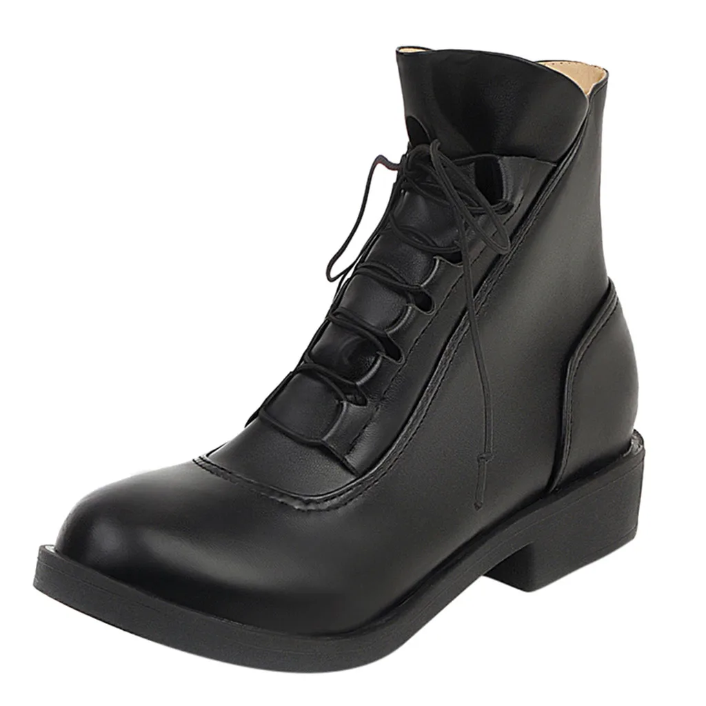 Новые женские ботильоны сезон осень-зима обувь на квадратном каблуке