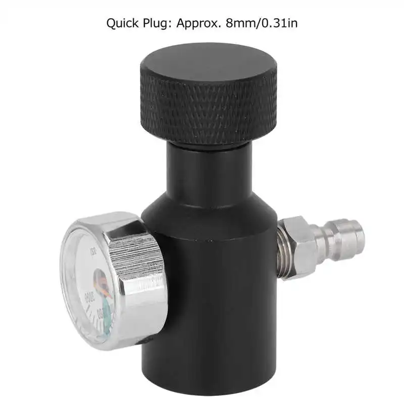 Пивной гроулер CO2 цилиндрический заправной адаптер регулятор аксессуар