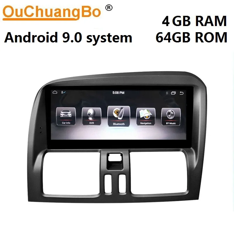 Ouchuangbo PX6 android 9 0 автомагнитола gps для правого руля Volvo XC60 2009 2017 RHD с 8 ядерным swc