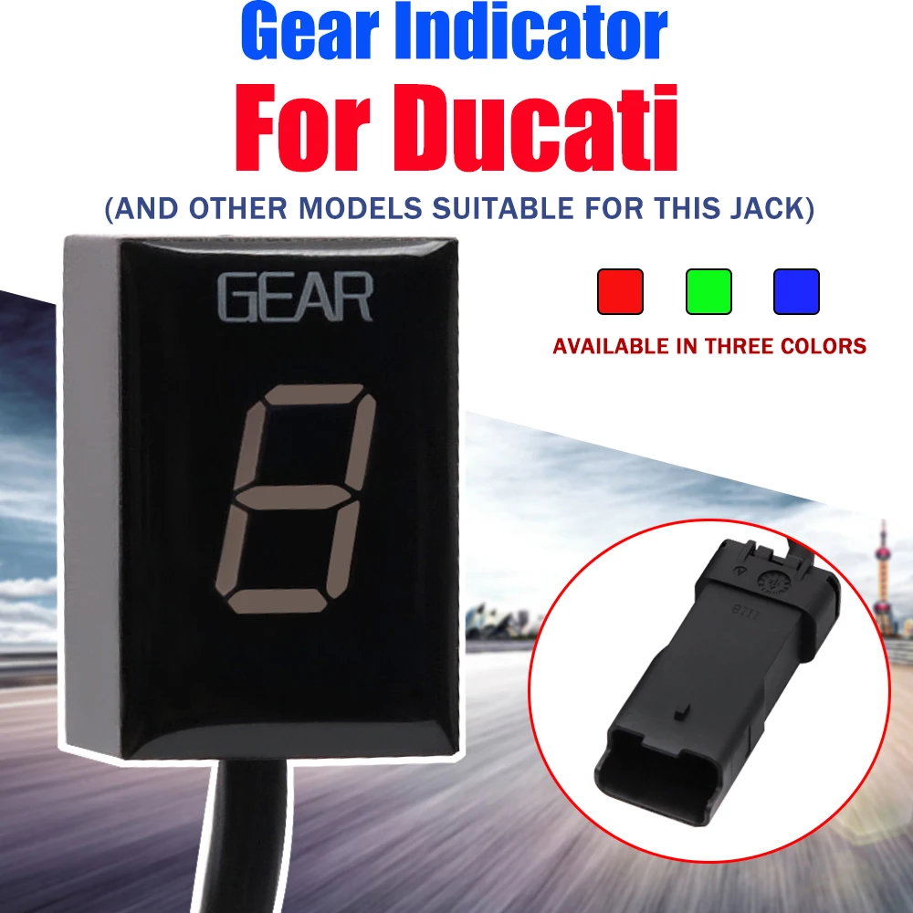 

For Ducati Superbike 848 1098 1198 Supersport 937 937S Streetfighter Motorcycle Gear Indicator Gear Display Digital Gear Meter