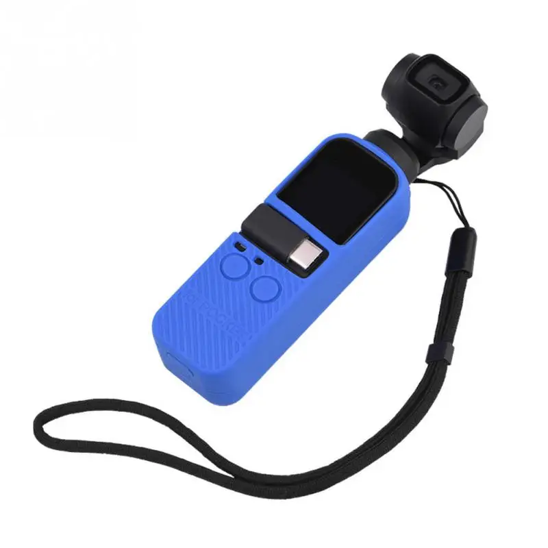 Силиконовый чехол с ремешком аксессуар ручка Gimbal мягкий анти-потеря стабилизированная камера простой защитный чехол для OSMO карман