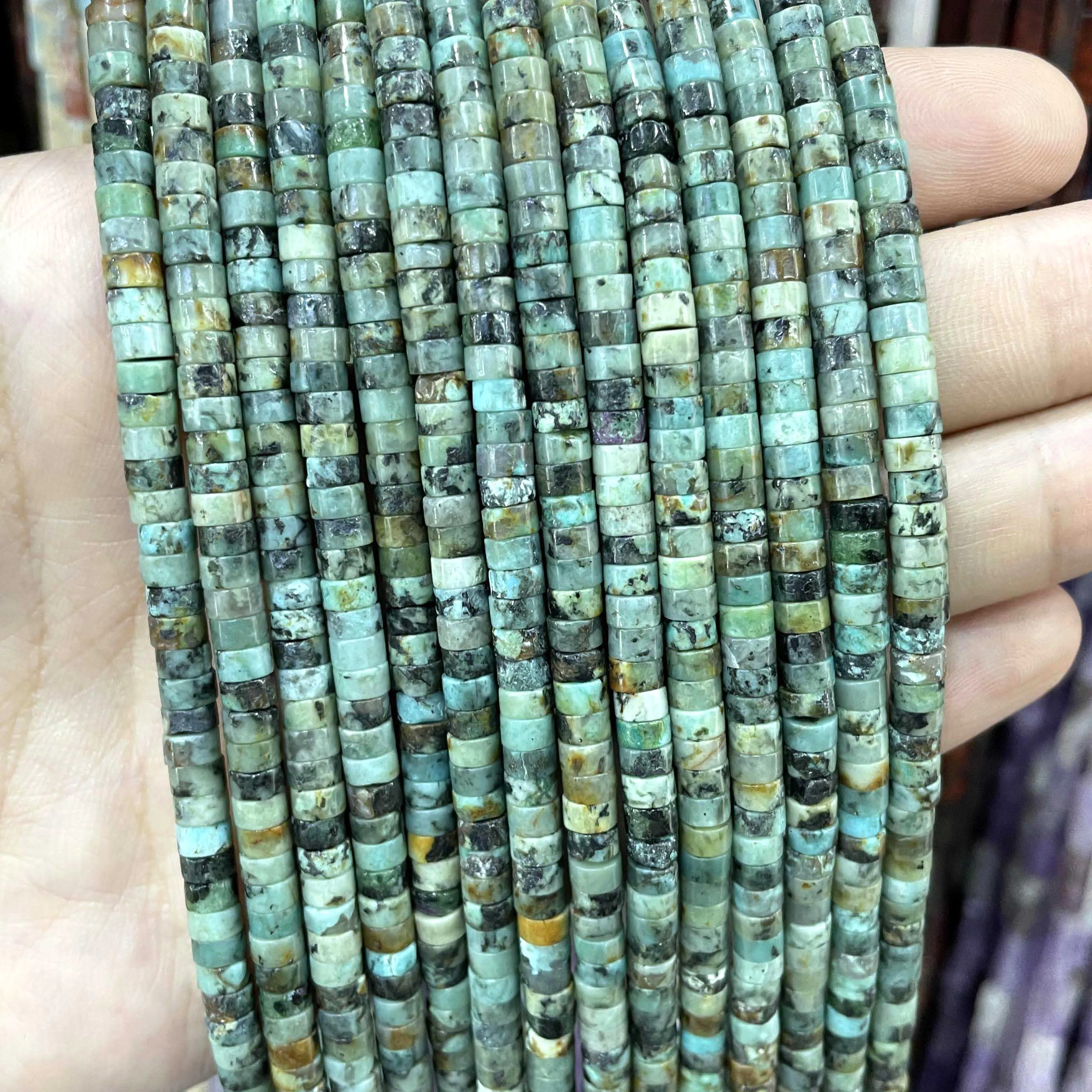 Круглые бусины из натурального камня 2 мм | Украшения и аксессуары