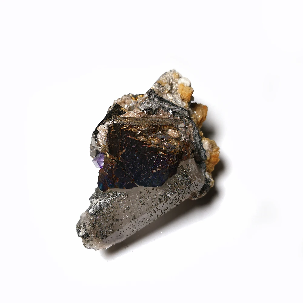 245 г натуральный камень и кварц Arsenopyrite yaoganxian руды образец Кристалл F1