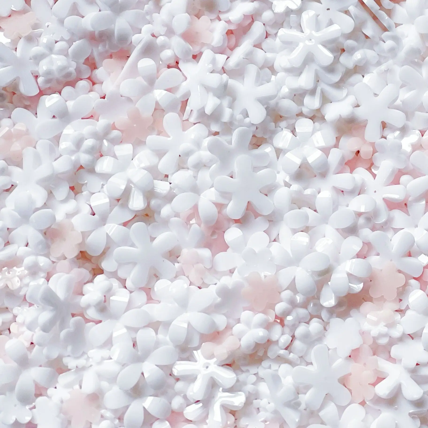 Весенние бусины MangoCraft с белыми цветами для девочек открыток дневника альбома