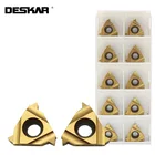 10 шт. DESKAR 16ER 16IR A55 A60 G55 G60 AG55 AG60 LDC токарный инструмент токарный резец режущие карбидные вставки для стальных деталей