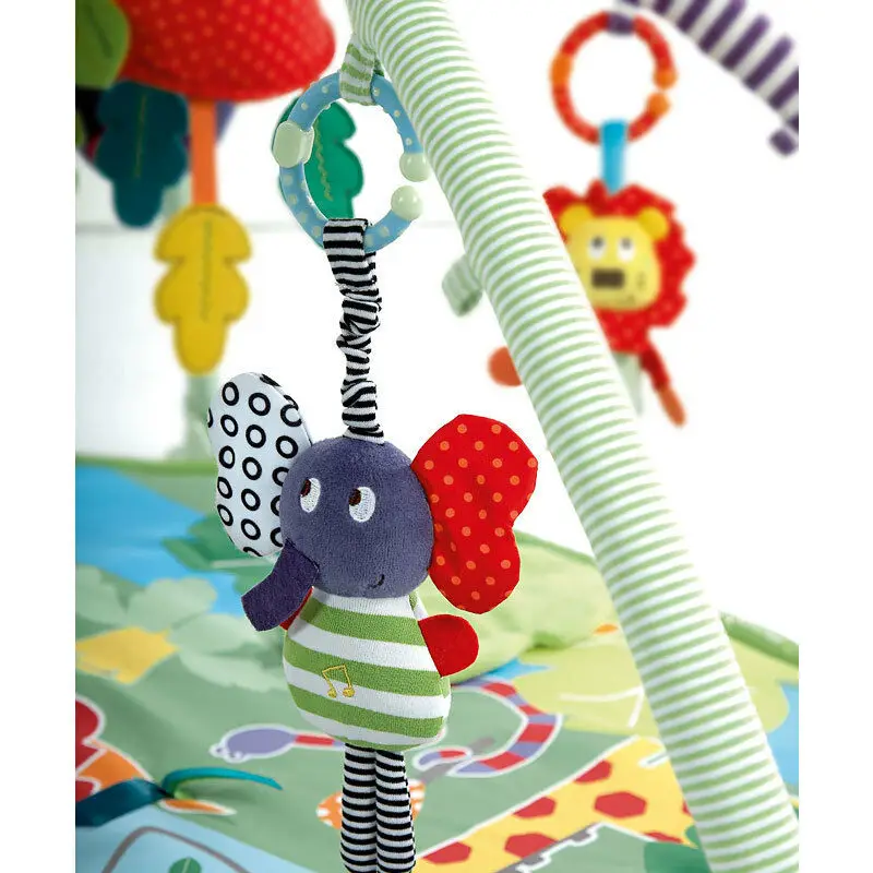 Токарный станок со слоном детские удобные мягкие куклы Обучающие игрушки