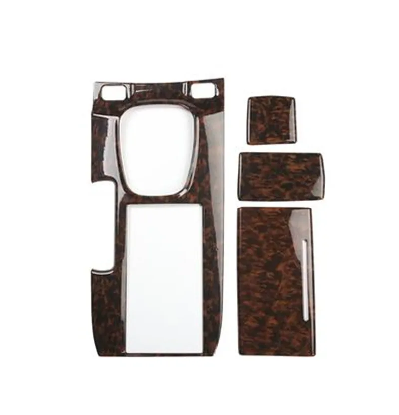 4 шт./лот декоративная крышка из АБС-углеродного волокна или деревянной зубчатой