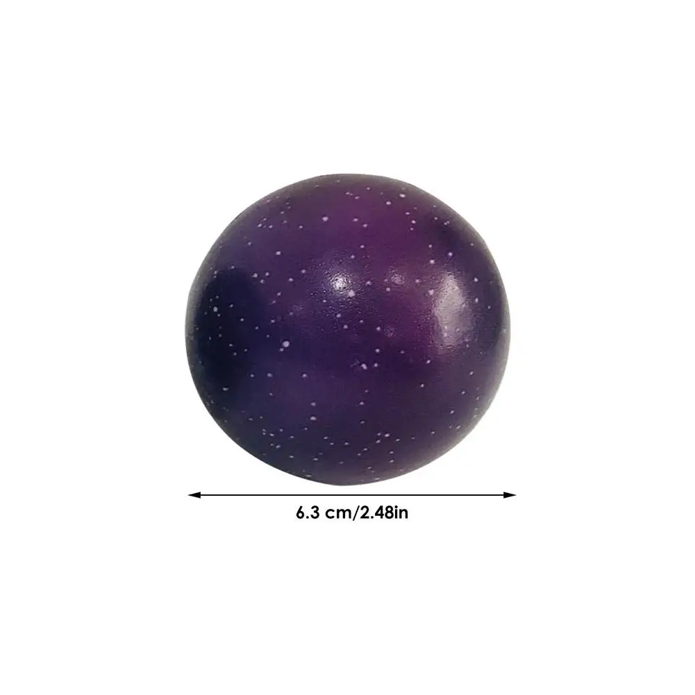 

12PCS Color-printed Sponge Ball Early Education Starry Sky Ball For Children Adults Decompression Toys Sponge Ball Funny Toys