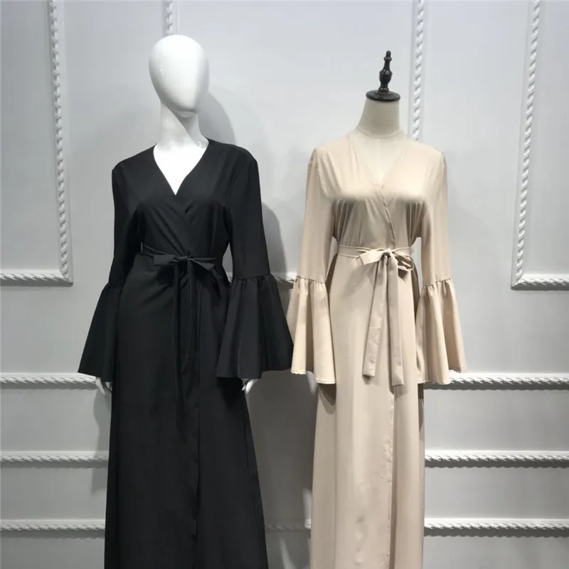 Женское платье Кардиган с длинным рукавом мусульманская одежда новинка