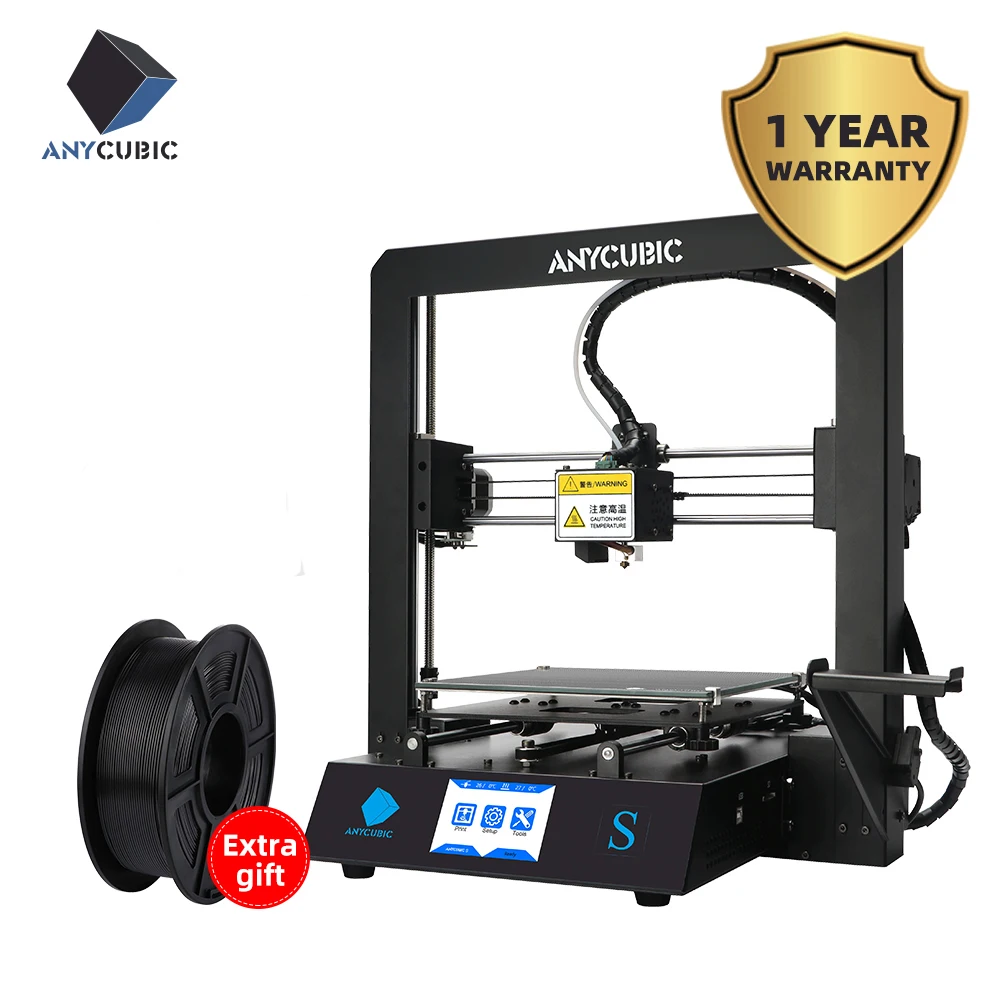 Mega-S- ANYCUBIC Mega-S 3d принтер Мега Обновление версии размера плюс металлический TFT сенсорный экран Высокая точность настольный 3d Принтер Комплект - Цвет: Mega-S-