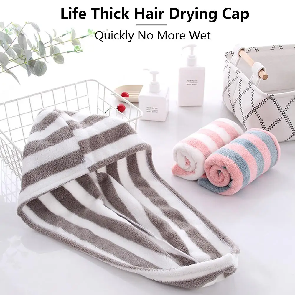 Коралловое бархатное полотенце для сухих волос из микрофибры Быстросохнущий