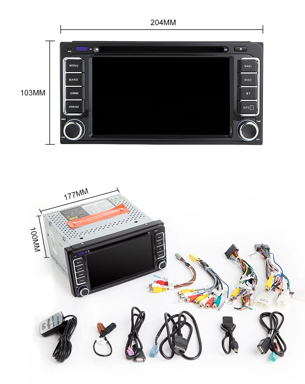 ZLTOOPAI Car Multimedia Player 2 Din For Toyota Universal RAV4 COROLLA CAMRY VIOS HILUX Terios Land Cruiser 100 Auto Radio GPS | Автомобили